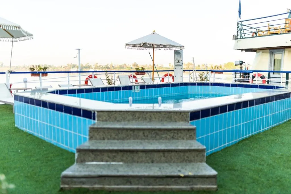Sun deck of the MS Coral II Nile Cruise Nile cruise